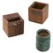 Mid-Century Geometrical Mobach Pottery Vases, 1950s, Set of 3, Image 1