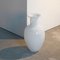 Large White Vase in Opaline Glass attributed to Vistosi, 1960s, Image 2