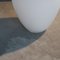 Große Weiße Vase aus Opalglas Vistosi zugeschrieben, 1960er 6