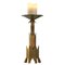 Art Deco Remarkable Candleholder in Brass, 1930s 7