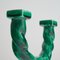 Green Candleholder from Longchamp, France, 1950s 3