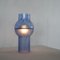 Lampe de Bureau Vénitienne en Verre Murano Pulegoso Bleu, 1960s 2