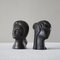 Bucchero Female Heads attributed to Giò Ponti for Carlo Alberto Rossi, 1950s, Set of 2 4