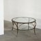 Coffee Table in Glass and Brass, 1950s, Image 2