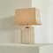 Architectural Table Lamp in Travertine and Brass by Carlo Scarpa, Belgium, 1970s 5