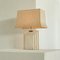 Architectural Table Lamp in Travertine and Brass by Carlo Scarpa, Belgium, 1970s, Image 5