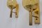 Vintage Brass Sconces by SV. Mejlstrøm for Mejlstrøm Lighting, 1960s, Set of 2 6