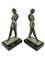 Art Deco Style Meditation Bookends by Pierre Le Faguays for Max Le Verrier, 2023, Set of 2 2