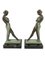Art Deco Style Meditation Bookends by Pierre Le Faguays for Max Le Verrier, 2023, Set of 2 3