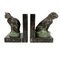 Cat and Dog Bookends in Spelter on Marble Base by Max Le Verrier, France, 2023, Set of 2, Image 4