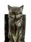 Cat and Dog Bookends in Spelter on Marble Base by Max Le Verrier, France, 2023, Set of 2 9