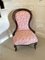 Victorian Mahogany Ladies Chair, 1860s 6