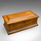 English Gentlemans Glove Box in Walnut & Burr, 1870s 1