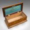 English Gentlemans Glove Box in Walnut & Burr, 1870s 8