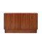 Moderne Sideboards aus Holz & Travertin mit Marmorplatte, 2er Set 3