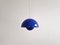 Lampe à Suspension Flowerpot Bleue par Verner Panton pour Louis Poulsen, Danemark, 1968 1