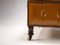 Silla Club / de escritorio vintage de cuero curtido lacado con botones profundos, Inglaterra, años 30, Imagen 13
