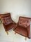Norwegian Wood and Leather Siësta Chairs by Ingmar Relling for Westnofa, 1960s, Set of 2, Image 5