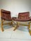 Norwegian Wood and Leather Siësta Chairs by Ingmar Relling for Westnofa, 1960s, Set of 2 11