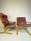 Norwegian Wood and Leather Siësta Chairs by Ingmar Relling for Westnofa, 1960s, Set of 2 14
