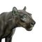 Max Le Verrier, Art Deco Style Jungle Panther Sculpture, 2020s, Spelter & Marble 7