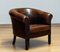 Dutch Patinated Dark Brown Colonial Sheepskin Upholstered Lounge Club Chair, 1960s 14