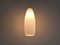 Grande Lampe à Suspension en Verre de Murano Blanc par Massimo Vignelli pour Venini, Italie, 1960s 5