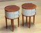 Swedish Nailed Nightstands by Halvdan Pettersson for Tibro, Set of 2 3