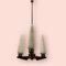 Opaline Glass and Brass Pendant Light from Stilnovo, 1950s, Image 7