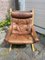 Vintage Scandinavian Leather Siësta Chair Model Siësta by Ingmar Relling for Westnofa, Norway 1