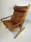 Vintage Scandinavian Leather Siësta Chair Model Siësta by Ingmar Relling for Westnofa, Norway 3