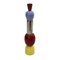 Italian Modern Red, Yellow & Blue Ceramic Totem by Alessandro Mendini and Alessandro Guerriero, 1990s 2