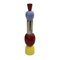 Italian Modern Red, Yellow & Blue Ceramic Totem by Alessandro Mendini and Alessandro Guerriero, 1990s, Image 2
