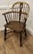 Georgianischer Windsor Carver Chair aus Ulmenholz und Eschenholz 1
