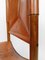 Cognac Leather Dining Chairs in the style of Carlo Scarpa, Italy, 1970s, Set of 8, Image 6