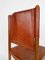 Cognac Leder Esszimmerstühle im Stil von Carlo Scarpa, Italien, 1970er, 8 . Set 9