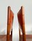 Cognac Leder Esszimmerstühle im Stil von Carlo Scarpa, Italien, 1970er, 8 . Set 18