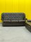 Vintage Chesterfield Green Leather 3-Seater Sofa, Image 4