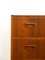 Teak Chest of Drawers with Lock, 1960s 7