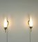 Wandlampen aus Messing & Opalglas, Italien, 1960er, 2er Set 10