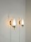 Wall Lamps in Brass and Opal Glass, Italy, 1960s, Set of 2 8