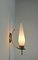 Wandlampen aus Messing & Opalglas, Italien, 1960er, 2er Set 4
