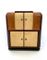 Vintage Barschrank aus Pergament & Mahagoni 1