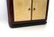 Vintage Italian Parchment and Mahogany Bar Cabinet, Image 9