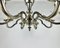 Vintage Bronze Chandelier, Belgium, 1970s 2