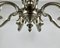 Vintage Bronze Chandelier, Belgium, 1970s 3