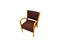 Mid-Century French Armchair with Armrest in Wood attributed to Hughes Steiner for Steiner, 1950s 3