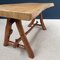 French Primitive Elm Dining Table, 1960s 3