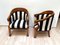 Biedermeier Bergere Chairs in Cherry Wood & Boucle, Austria, 1830s, Set of 2 4
