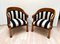 Biedermeier Bergere Chairs in Cherry Wood & Boucle, Austria, 1830s, Set of 2 2